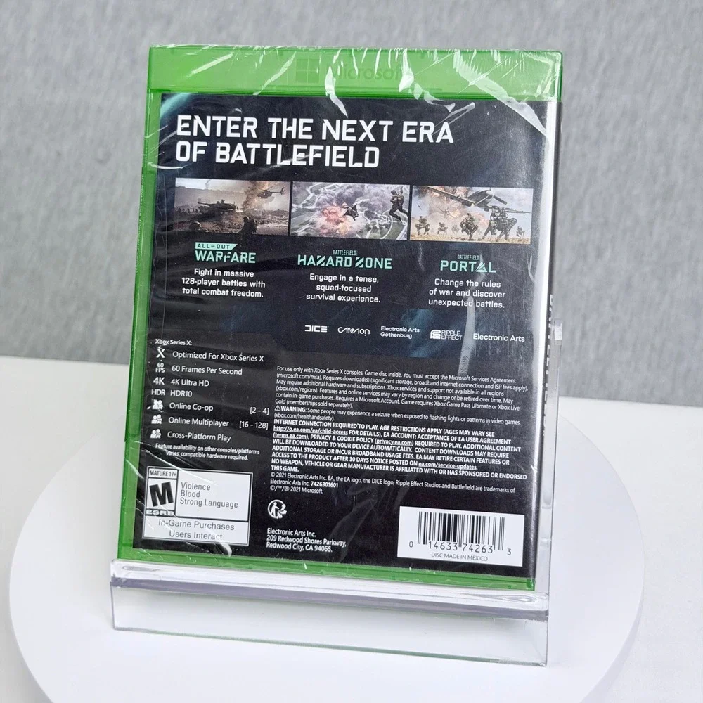 Battlefield 2042 Xbox Series X New Sealed EA First Person Shooter Video Game